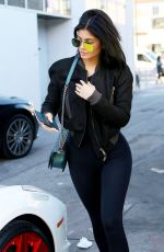 KYLIE JENNER at Cedars-Sinai Hospital in Los Angeles 11/06/2015