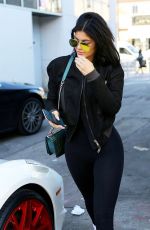 KYLIE JENNER at Cedars-Sinai Hospital in Los Angeles 11/06/2015