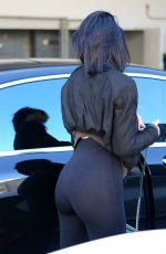 KYLIE JENNER at Cedars-Sinai Hospital in Los Angeles 11/06/2015