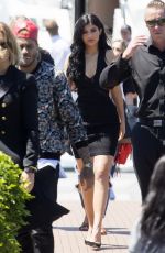 KYLIE JENNER Boarding at a Boat at Harbor in Sydney 11/17/2015