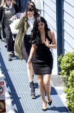 KYLIE JENNER Boarding at a Boat at Harbor in Sydney 11/17/2015