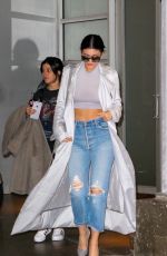 KYLIE JENNER Leaves Pier 59 Studios in New York 10/29/2015