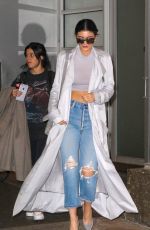 KYLIE JENNER Leaves Pier 59 Studios in New York 10/29/2015