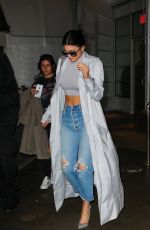 KYLIE JENNER Leaves Pier 59 Studios in New York 10/29/2015