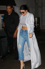 KYLIE JENNER Leaves Pier 59 Studios in New York 10/29/2015