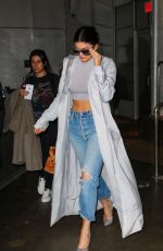 KYLIE JENNER Leaves Pier 59 Studios in New York 10/29/2015