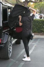 KYLIE JENNER Out and About in Los Angeles 11/21/2015
