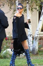 KYLIE JENNER Out and About in Sherman Oaks 10/30/2015