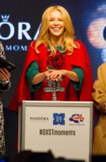 KYLIE MINOGUE at Oxford Street Christmas Lights Switch On Event at Pandora Store in London 11/01/2015