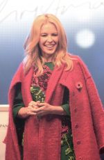 KYLIE MINOGUE at Oxford Street Christmas Lights Switch On Event at Pandora Store in London 11/01/2015