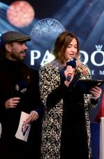 KYLIE MINOGUE at Oxford Street Christmas Lights Switch On Event at Pandora Store in London 11/01/2015