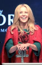 KYLIE MINOGUE at Oxford Street Christmas Lights Switch On Event at Pandora Store in London 11/01/2015