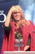 KYLIE MINOGUE at Oxford Street Christmas Lights Switch On Event at Pandora Store in London 11/01/2015