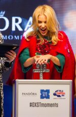 KYLIE MINOGUE at Oxford Street Christmas Lights Switch On Event at Pandora Store in London 11/01/2015