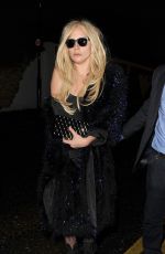 LADY GAGA at a Recording Studio in Kings Cross in London 11/25/2015