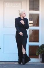 LADY GAGA Leaves Epione Cosmetic Laser Center in Beverly Hills 11/20/2015