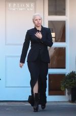 LADY GAGA Leaves Epione Cosmetic Laser Center in Beverly Hills 11/20/2015