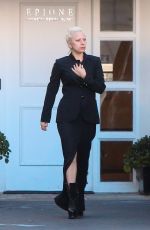 LADY GAGA Leaves Epione Cosmetic Laser Center in Beverly Hills 11/20/2015