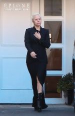 LADY GAGA Leaves Epione Cosmetic Laser Center in Beverly Hills 11/20/2015