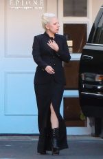 LADY GAGA Leaves Epione Cosmetic Laser Center in Beverly Hills 11/20/2015