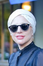 LADY GAGA Leaves Her Apartment in New York 11/21/2015