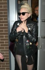 LADY GAGA Leaves Recording Studio in London at 4-30am 11/24/2015