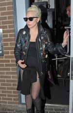LADY GAGA Leaves Recording Studio in London at 4-30am 11/24/2015
