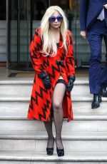 LADY GAGA Out and About in London 25/11/2015