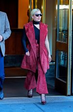 LADY GAGA Out and About in New York 11/03/2015