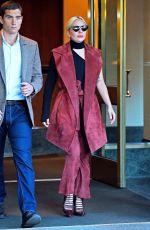 LADY GAGA Out and About in New York 11/03/2015