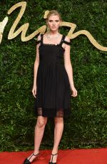 LARA STONE at 2015 British Fashion Awards in London 11/23/2015