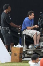 LEA MICHELLE at Scream Queens Set in New Orleans 11/04/2015