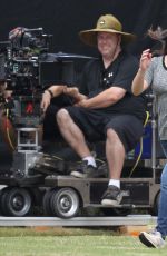 LEA MICHELLE at Scream Queens Set in New Orleans 11/04/2015