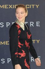LEA SEYDOUX at Spectre Photocall in Mexico 11/01/2015