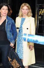 LEA SEYDOUX Leaves Her Hotel in New York 11/05/2015