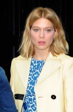 LEA SEYDOUX Leaves Her Hotel in New York 11/05/2015