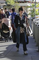 LENA HEADEY Leaves Pottery Barn Kids at Grove in West Hollywood 11/25/2015
