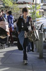 LENA HEADEY Leaves Pottery Barn Kids at Grove in West Hollywood 11/25/2015