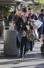 LENA HEADEY Leaves Pottery Barn Kids at Grove in West Hollywood 11/25/2015