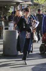LENA HEADEY Leaves Pottery Barn Kids at Grove in West Hollywood 11/25/2015
