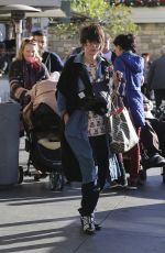 LENA HEADEY Leaves Pottery Barn Kids at Grove in West Hollywood 11/25/2015