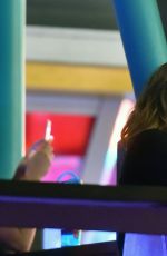 LEONA LEWIS and Juach at Knotts Scary Farm in Los Angeles 10/30/2015