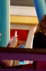 LEONA LEWIS and Juach at Knotts Scary Farm in Los Angeles 10/30/2015