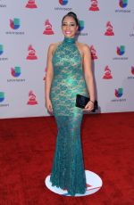 LESLIE CARTAYA at 2015 Latin Grammy Awards in Las Vegas 11/18/2015