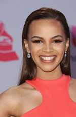 LESLIE GRACE at 2015 Latin Grammy Awards in Las Vegas 11/18/2015