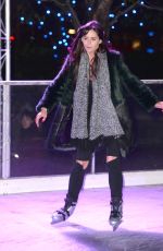 LILAH PARSONS at Coca Cola London Eye Frostival Eyeskate in London 11/18/2015