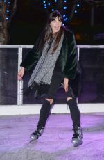 LILAH PARSONS at Coca Cola London Eye Frostival Eyeskate in London 11/18/2015