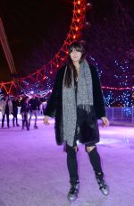 LILAH PARSONS at Coca Cola London Eye Frostival Eyeskate in London 11/18/2015