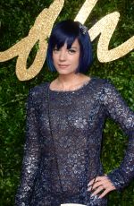 LILY ALLEN at 2015 British Fashion Awards in London 11/23/2015