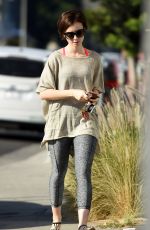 LILY COLLINS Out and About in Los Angeles 11/24/2015